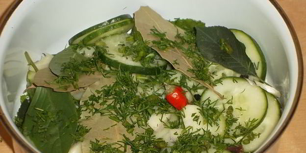 малосольные огурцы к обеду