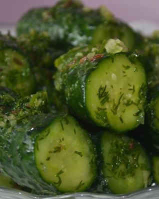 Малосольные огурцы сухого посола