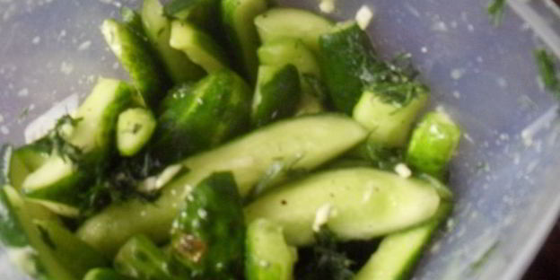 малосольные огурцы за полчаса