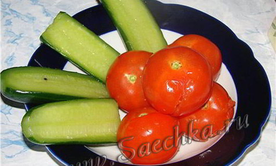 Рецепт малосольных помидоров