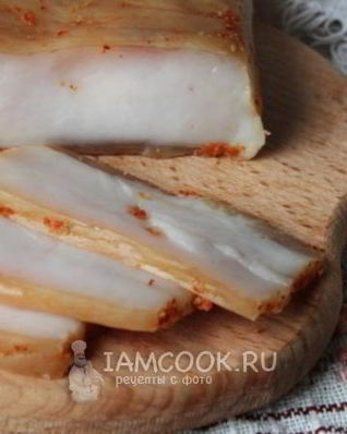 Сало соленое по-домашнему