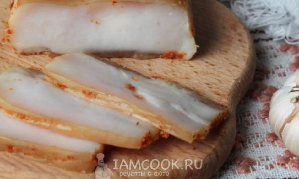 Рецепт сала соленого по-домашнему