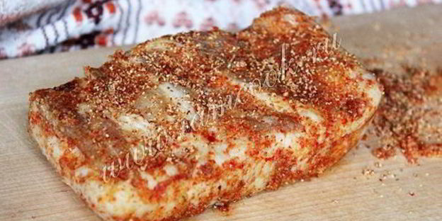 сало соленое по-домашнему