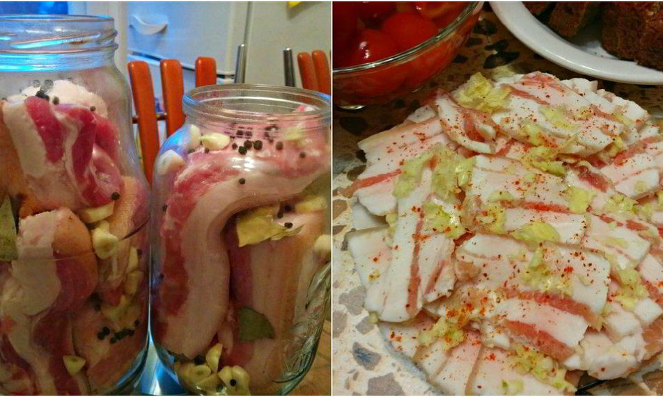 Рецепт сала в тузлуке