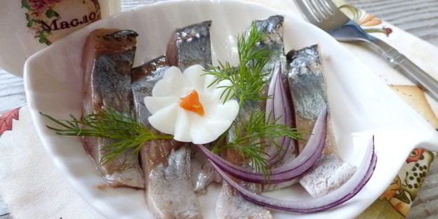 сельдь домашнего посола