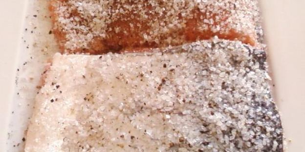 семга малосольная