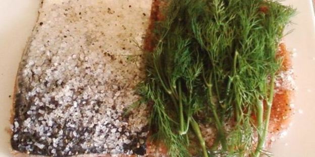 семга малосольная