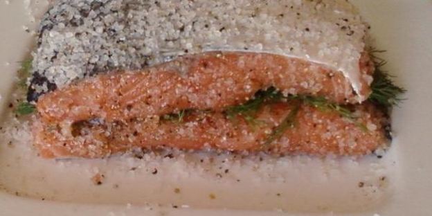 семга малосольная