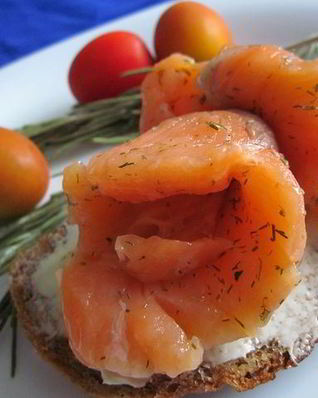 Семга соленая по-фински