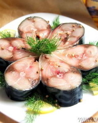 Соленая скумбрия сухого посола