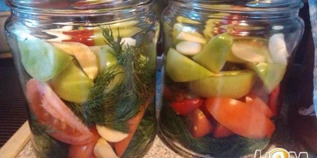 соленые зеленые помидоры по-грузински