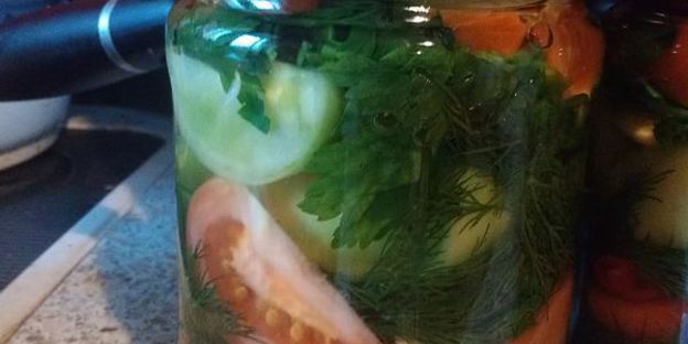 соленые зеленые помидоры по-грузински