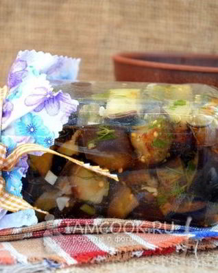 Соленые баклажаны с чесноком на зиму