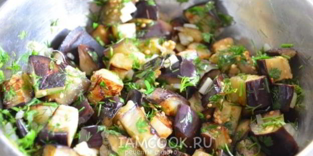 соленые баклажаны с чесноком на зиму