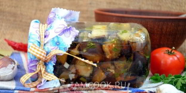 соленые баклажаны с чесноком на зиму