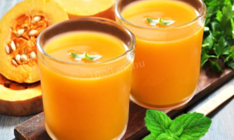 Рецепт тыквенного сока на зиму с крыжовником