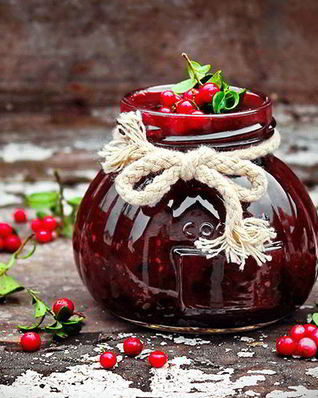 Брусничное варенье