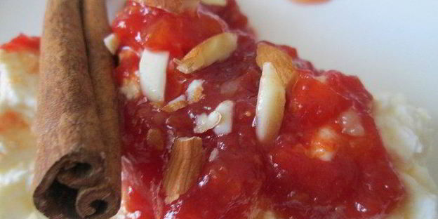 быстрый конфитюр из помидоров с миндалем