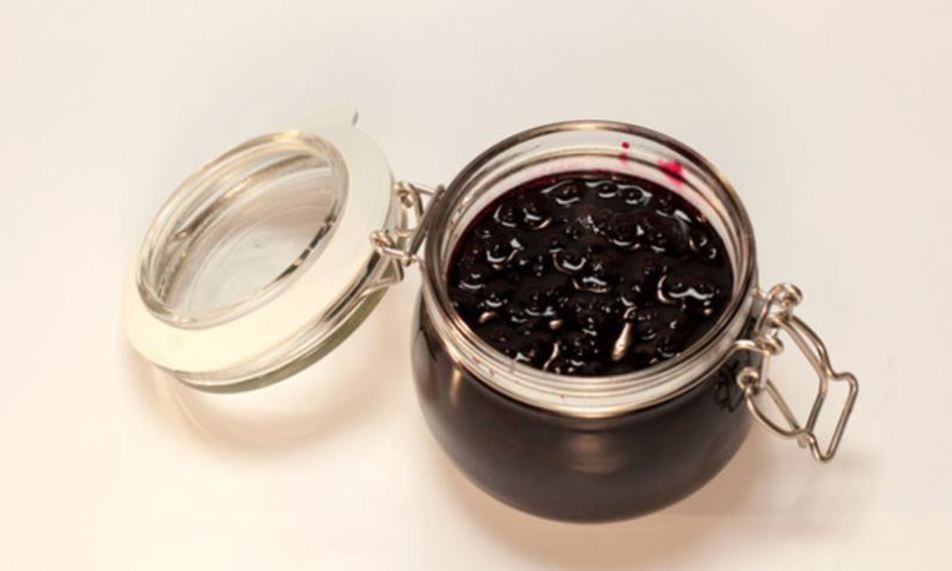 Рецепт черничного конфитюра с мятой