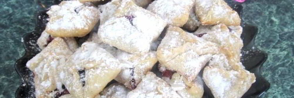 Конвертики с вареньем на сметане