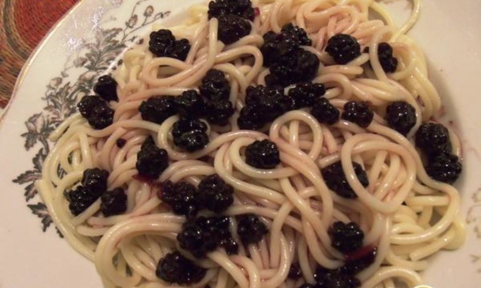 Рецепт спагетти с вареньем