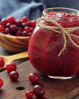 Варенье из клюквы без варки