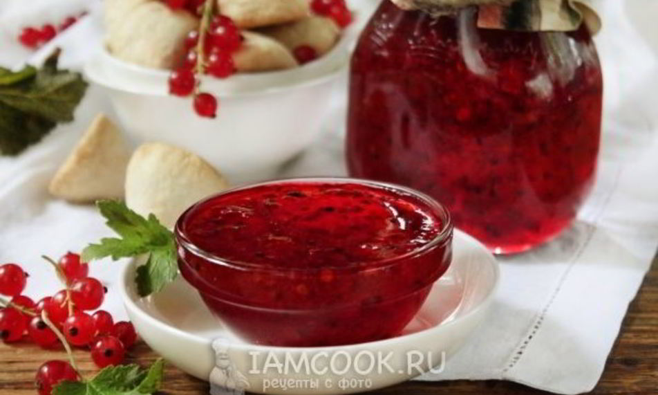 Рецепт варенья из красной смородины 5-минутка