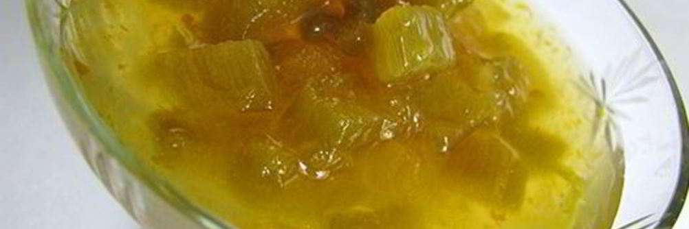 Варенье из ревеня в мультиварке