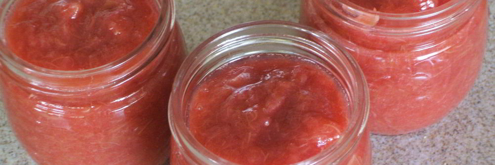 Варенье из ревеня