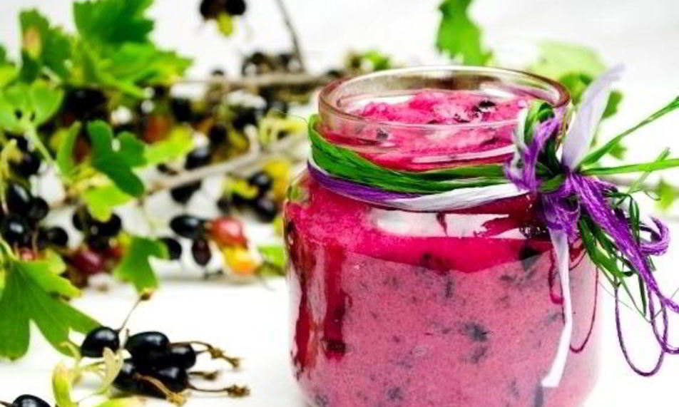 Рецепт варенья из смородины, перетертое с сахаром