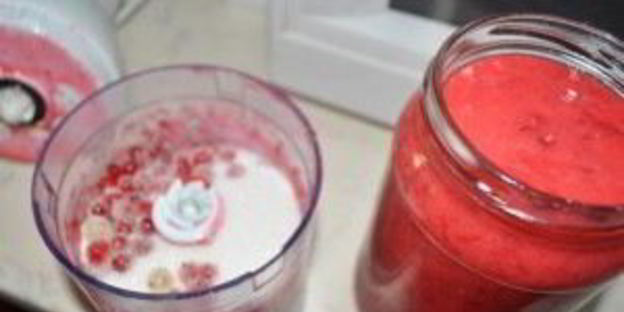 варенье из смородины, перетертое с сахаром