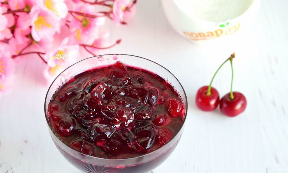 Рецепт варенья из жареной вишни