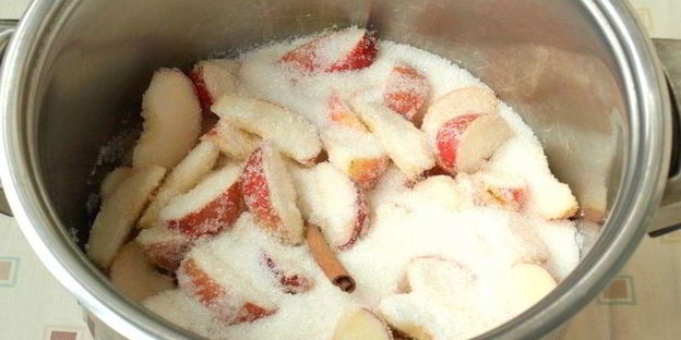 яблочное варенье дольками
