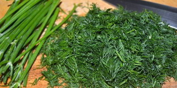 заготовка зелени на зиму