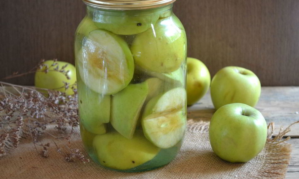 Рецепт закатки яблок на зиму