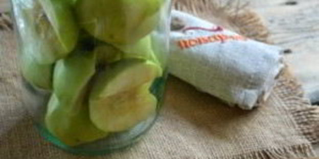 закатка яблок на зиму