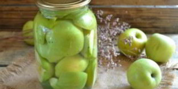 закатка яблок на зиму