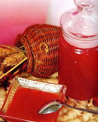 Желе из красной смородины