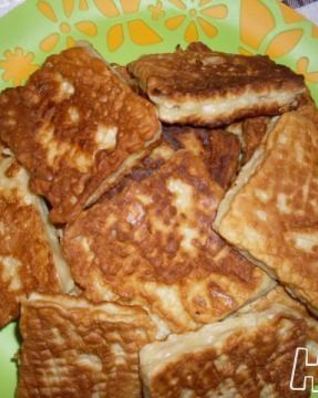 Беляши из вафель