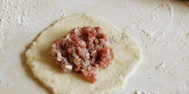 беляши с сухими дрожжами на воде