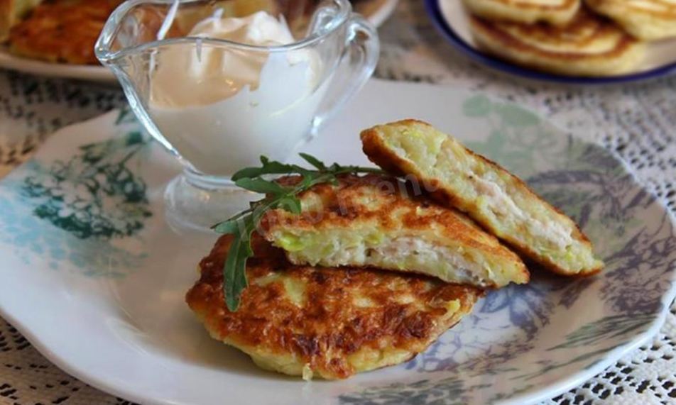 Рецепт ленивых беляшей из кабачков