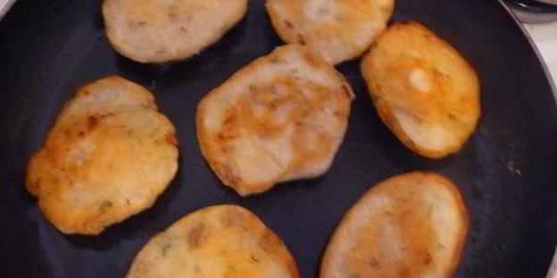 ленивые беляши с грибами и луком