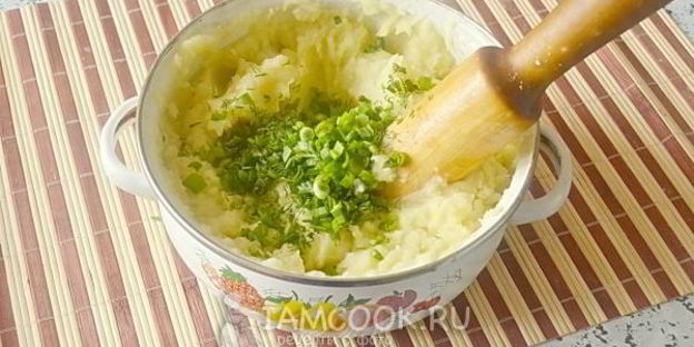 постные беляши с картошкой