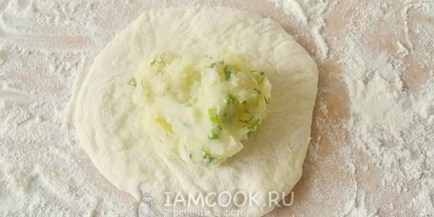 постные беляши с картошкой