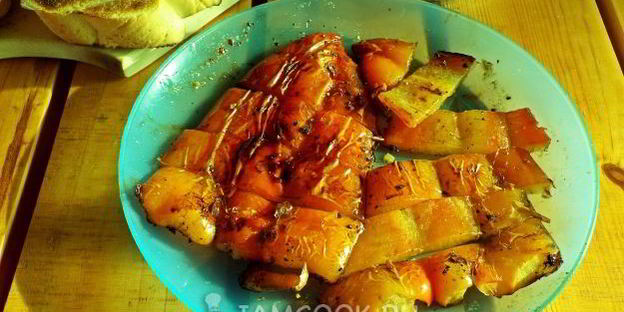 брускетта-гриль с запеченным перцем