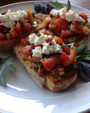 Брускетта овощная