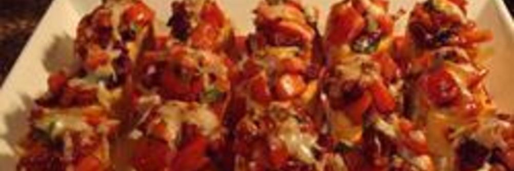 Брускетта с вялеными помидорами