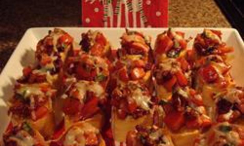 Рецепт брускетты с вялеными помидорами