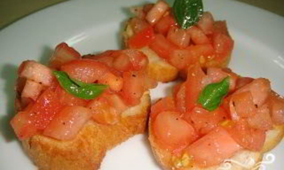 Рецепт брускетты в духовке