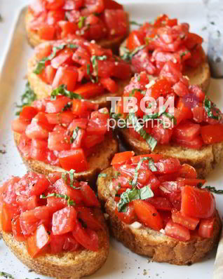 Брускетте — кростини по-итальянски